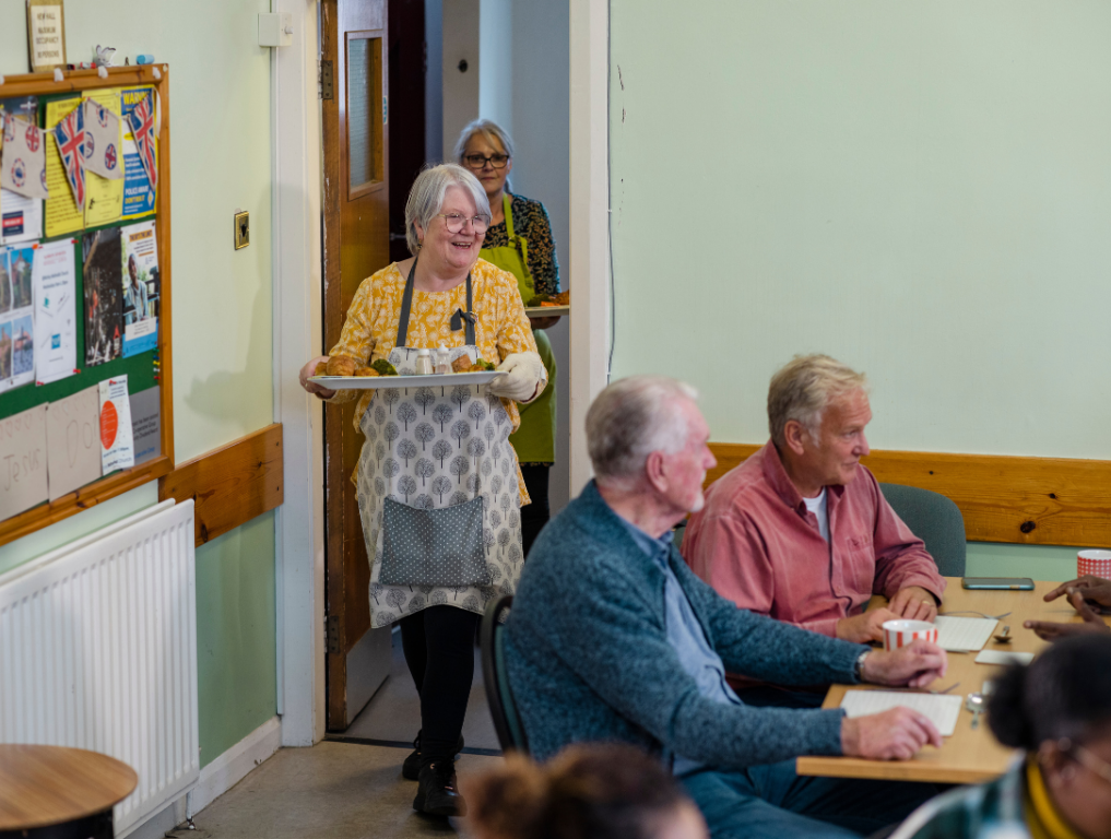 Photo of a volunteer