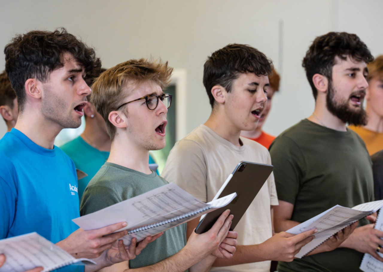 Choir of young men