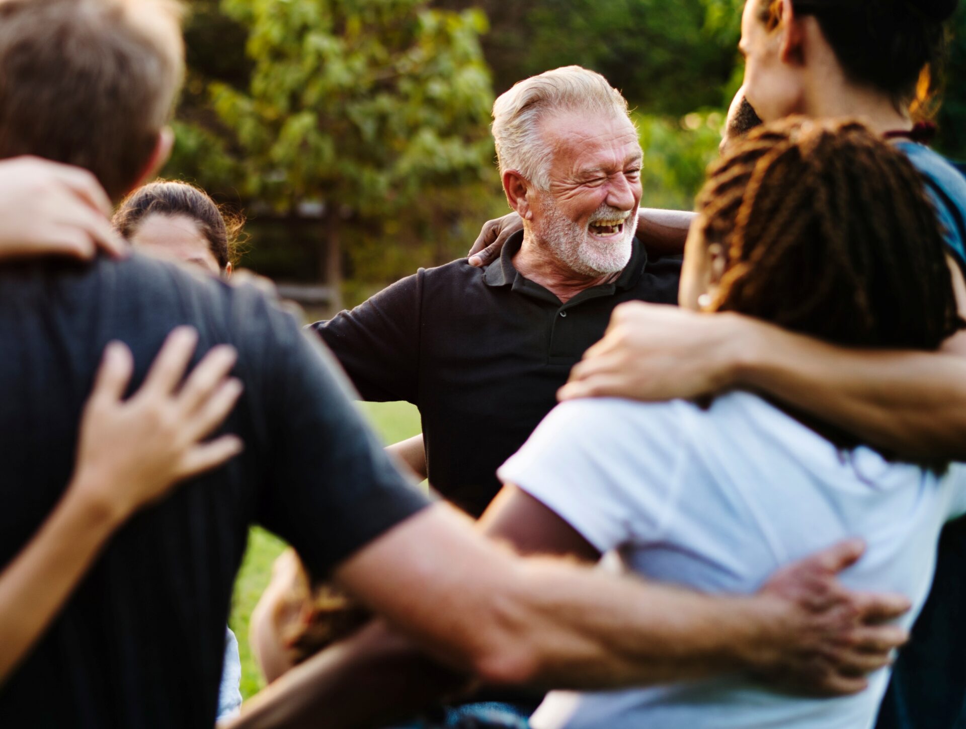 Picture of group enjoying each other's company